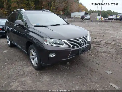 JTJBK1BA3F2467888 — 2015 Lexus RX, Задняя часть слева, фото до ремонта