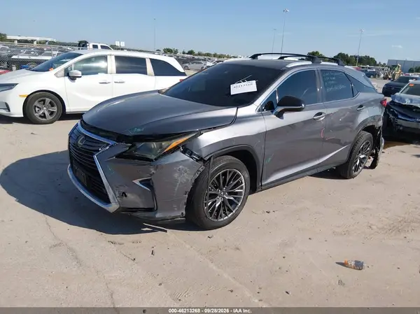 2T2ZZMCA0HC048703 — 2017 Lexus RX, photo 2 from IAAI, Front end