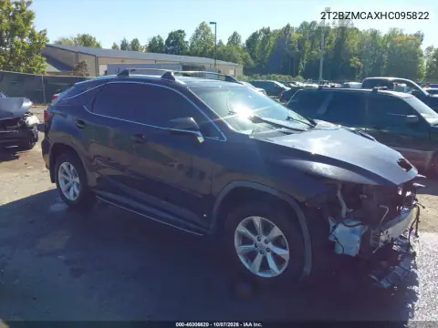 2T2BZMCAXHC095822 — 2017 Lexus RX, Front end, before-repair photos