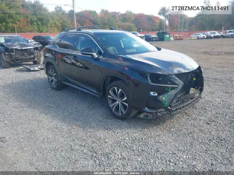 2017 Lexus Rx 350 VIN 2T2BZMCA7HC111491 фото 2