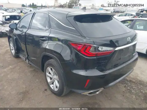 2T2ZZMCA8HC085594 — 2017 Lexus RX, zdjęcie 4 z IAAI, Przód