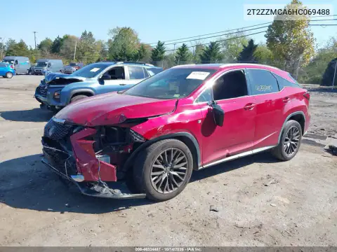 2T2ZZMCA6HC069488 — 2017 Lexus RX, zdjęcie 3 z IAAI, Lewy przód