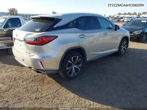 2T2ZZMCA6HC080099 — 2017 Lexus RX, photo 5 from IAAI 26.10.2026, Rear end