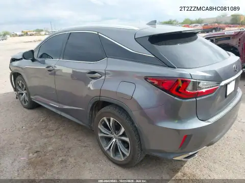 2T2ZZMCA8HC081089 — 2017 Lexus RX, zdjęcie 4 z IAAI, Przód