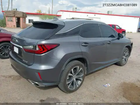 2T2ZZMCA8HC081089 — 2017 Lexus RX, zdjęcie 5 z IAAI, Przód
