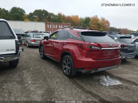 2T2HZMDA1LC240912 — 2020 Lexus RX, фото 4 с аукциона IAAI, Не указано