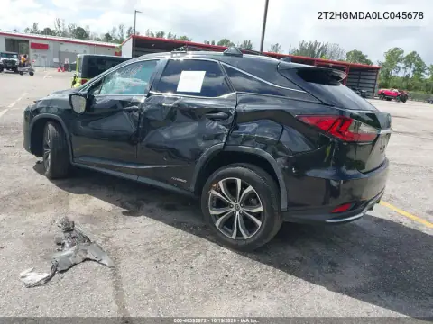 2T2HGMDA0LC045678 — 2020 Lexus RX, ფოტო 3, IAAI, მარცხენა მხარე