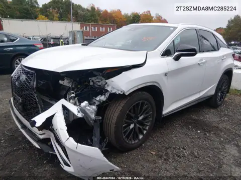 2T2SZMDA8MC285224 — 2021 Lexus RX, фото 3 с аукциона IAAI, Передняя часть слева