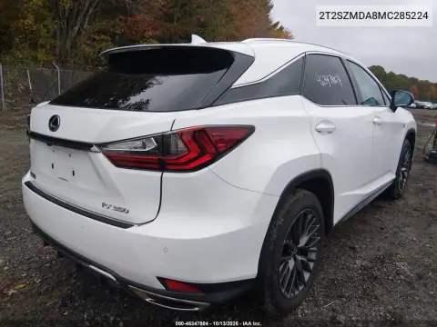 2T2SZMDA8MC285224 — 2021 Lexus RX, фото 5 с аукциона IAAI, Передняя часть слева