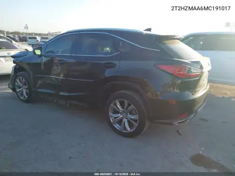 2T2HZMAA6MC191017 — 2021 Lexus RX, zdjęcie 4 z IAAI, Lewy przód