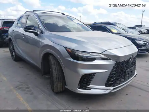 2T2BAMCA4RC042168 — 2024 Lexus RX, Передняя и задняя части, фото до ремонта