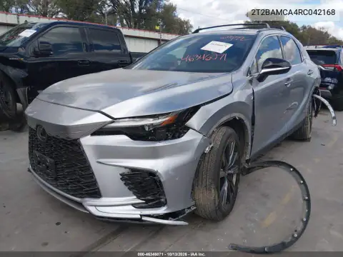 2T2BAMCA4RC042168 — 2024 Lexus RX, фото 3 с аукциона IAAI, Передняя и задняя части