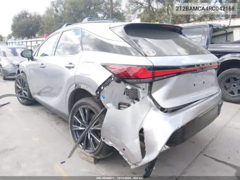 2T2BAMCA4RC042168 — 2024 Lexus RX, фото 4 с аукциона IAAI, Передняя и задняя части