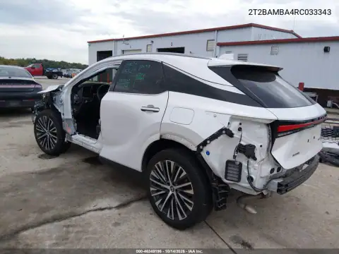 2T2BAMBA4RC033343 — 2024 Lexus RX, foto 4 de IAAI, Parte delantera y trasera