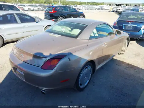 JTHFN48Y130035761 — 2003 Lexus SC, фото 5 с аукциона IAAI, Левый бок