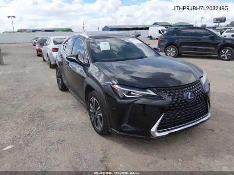 JTHP9JBH7L2032495 — 2020 Lexus UX, უკანა ნაწილი, ფოტოები შეკეთებამდე