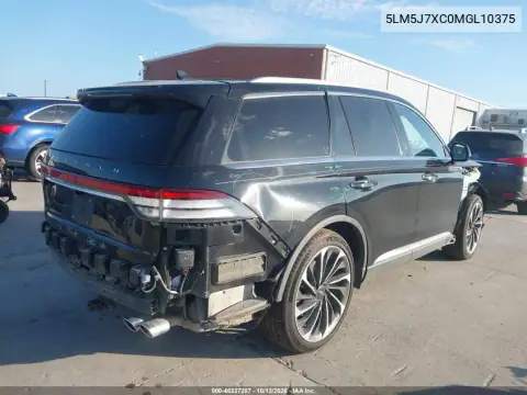 5LM5J7XC0MGL10375 — 2021 Lincoln Aviator, photo 5 from IAAI, Left side