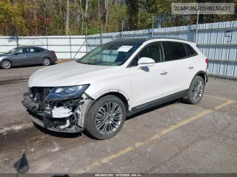 2017 Lincoln Mkx Reserve VIN 2LMPJ6LR0HBL50831 фото 3