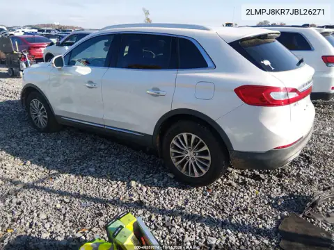 2LMPJ8KR7JBL26271 — 2018 Lincoln MKX, ფოტო 4, IAAI, წინა ნაწილი