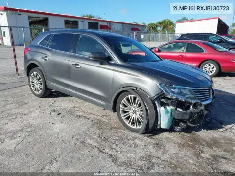 2LMPJ6LRXJBL30723 — 2018 Lincoln MKX, Front end, before-repair photos