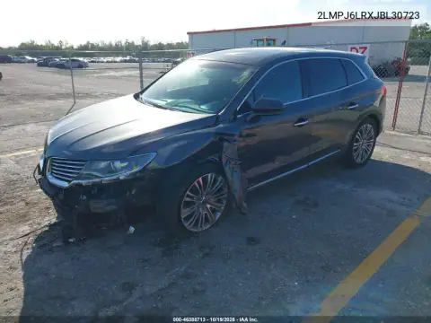 2LMPJ6LRXJBL30723 — 2018 Lincoln MKX, ფოტო 2, IAAI, წინა ნაწილი