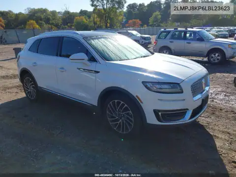 2LMPJ8KP6LBL23623 — 2020 Lincoln Nautilus, фото 2 с аукциона IAAI, Подтопление пресной водой