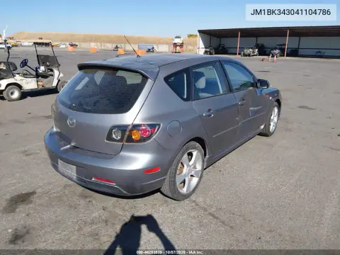 2004 Mazda Mazda3 S VIN JM1BK343041104786 фото 5