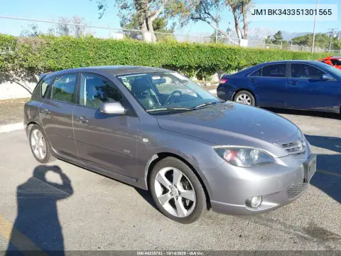 JM1BK343351301565 — 2005 Mazda 3, photo 2 from IAAI, Rear end
