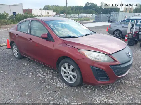 JM1BL1VF6B1474194 — 2011 Mazda 3, Естественный износ, фото до ремонта