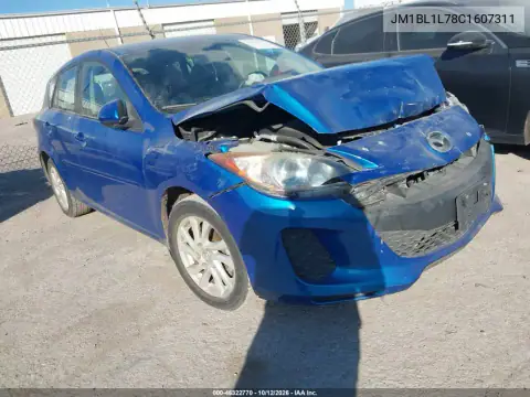 JM1BL1L78C1607311 — 2012 Mazda 3, წინა ნაწილი, ფოტოები შეკეთებამდე