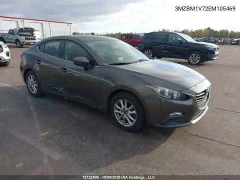 3MZBM1V72EM105469 — 2014 Mazda 3, ПЕРЕДНЯЯ ЧАСТЬ, фото до ремонта
