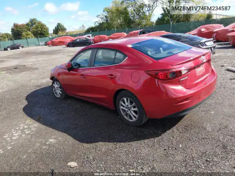 3MZBM1V74FM234587 — 2015 Mazda 3, Przód, zdjęć przed naprawą