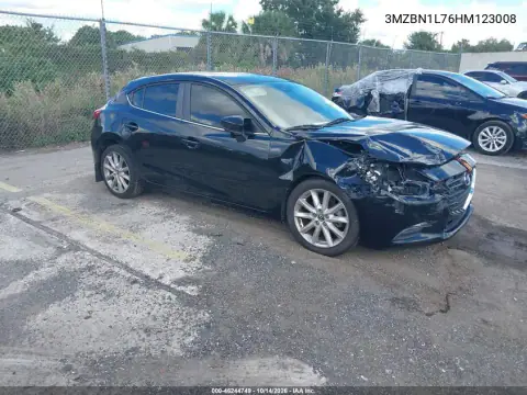 3MZBN1L76HM123008 — 2017 Mazda 3, Передняя часть справа, фото до ремонта