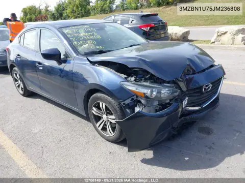 2018 Mazda Mazda3 Gx VIN 3MZBN1U75JM236808 фото 1