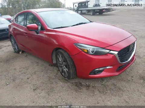 3MZBN1M35JM264363 — 2018 Mazda 3, передняя часть слева, фото до ремонта