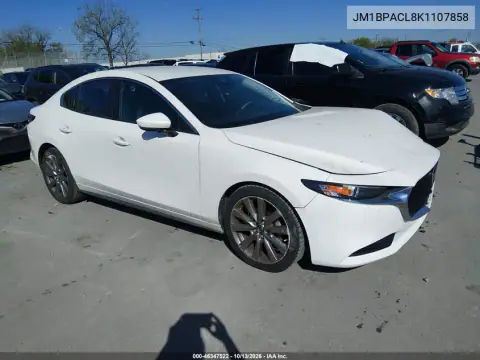 JM1BPACL8K1107858 — 2019 Mazda 3, Передняя часть, фото до ремонта
