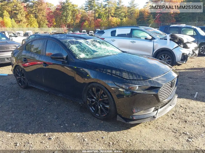 3MZBPAAL1MM253508 — 2021 Mazda 3, photo 2 from IAAI, Front and rear