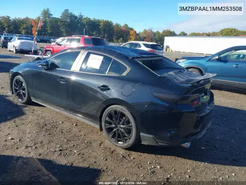 3MZBPAAL1MM253508 — 2021 Mazda 3, photo 4 from IAAI, Front and rear