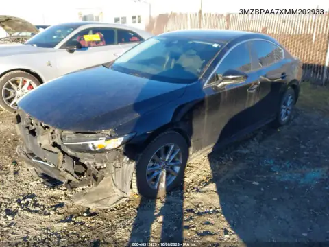 2021 Mazda Mazda3 2.0 VIN 3MZBPAA7XMM202933 фото 3