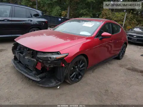 JM1BPBML9M1401695 — 2021 Mazda 3, zdjęcie 2 z IAAI, Przód