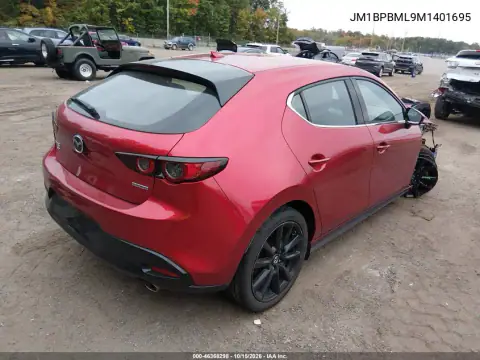 JM1BPBML9M1401695 — 2021 Mazda 3, zdjęcie 4 z IAAI, Przód