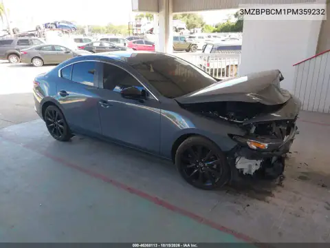 3MZBPBCM1PM359232 — 2023 Mazda 3, Parte delantera, fotos antes de reparar