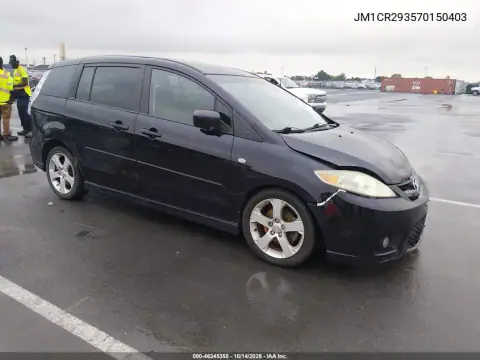 JM1CR293570150403 — 2007 Mazda 5, Przód, zdjęć przed naprawą