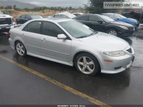 1YVHP80D535M14831 — 2003 Mazda 6, Естественный износ, фото до ремонта