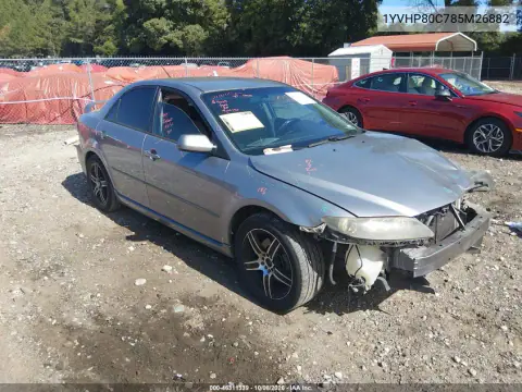 1YVHP80C785M26882 — 2008 Mazda 6, Передняя часть, фото до ремонта