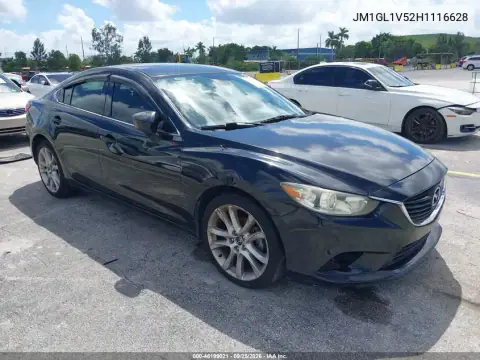 JM1GL1V52H1116628 — 2017 Mazda 6, ბუნებრივი ცვეთა, ფოტოები შეკეთებამდე