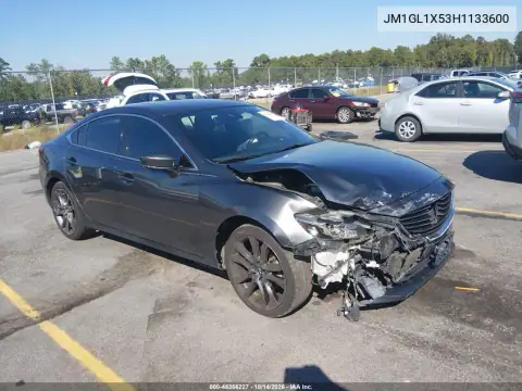 JM1GL1X53H1133600 — 2017 Mazda 6, Передня частина справа, фото до ремонту