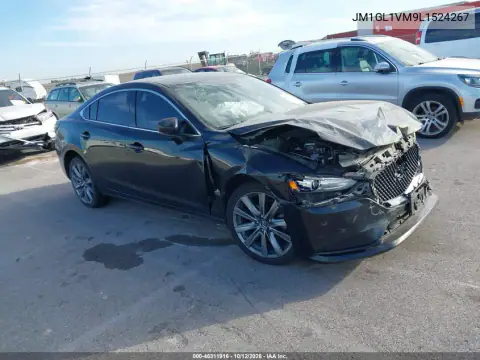 JM1GL1VM9L1524267 — 2020 Mazda 6, წინა ნაწილი, ფოტოები შეკეთებამდე