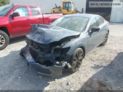 JM1GL1WY8M1619390 — 2021 Mazda 6, photo 2 from IAAI, Front end