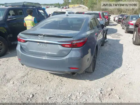 JM1GL1WY8M1619390 — 2021 Mazda 6, photo 4 from IAAI, Front end